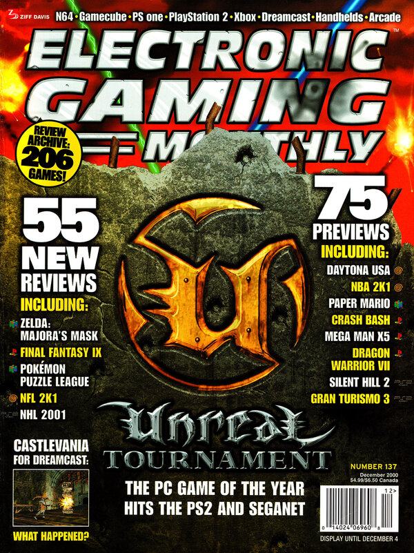 Electronic Gaming Monthly Issue 137 (December 2000) cover